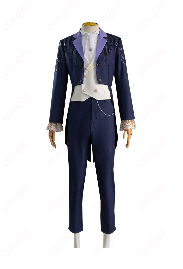 ホムラ コスプレ衣装 正面 - シャツ、コート、ネックレスが揃った完璧なコスプレ衣装。