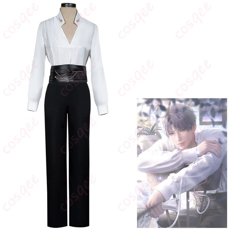 恋と深空 ホムラの『繋花の漫言』風コスプレ 衣装一式で凛と華やかに決める - 1枚目の画像