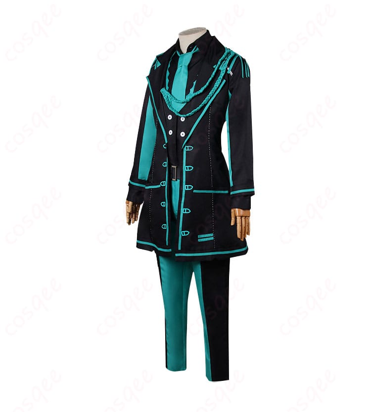 「盲目」イシュメール コスプレ衣装 サイドビュー、キャラクターの特長的なシルエットが際立つ