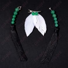 犬夜叉 神楽の和装コスプレ衣装 赤黒コントラストが映える軽やかシルエット - 4枚目の画像（サムネイル）