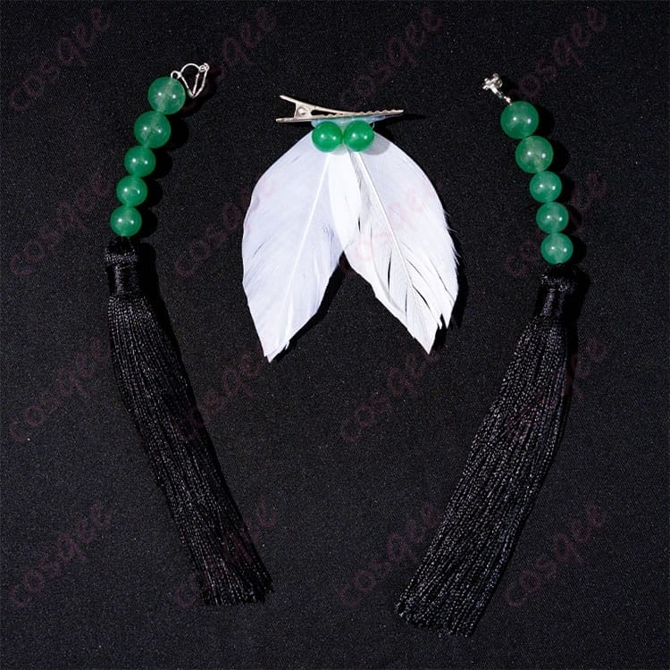 犬夜叉 神楽の和装コスプレ衣装 赤黒コントラストが映える軽やかシルエット - 4枚目の画像