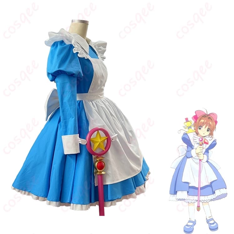 木之本桜のアリス×メイド風コスプレで甘く上品に写真映え - 2枚目の画像