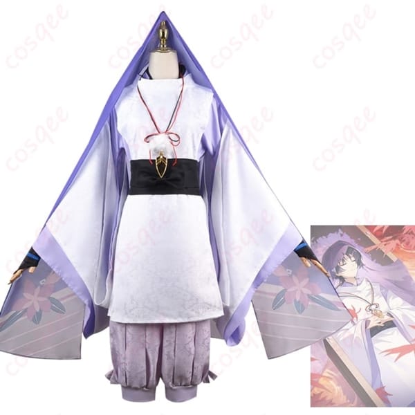 原神 スカラマシュ神意バージョンの雰囲気を纏う精巧刺繍コスプレ衣装