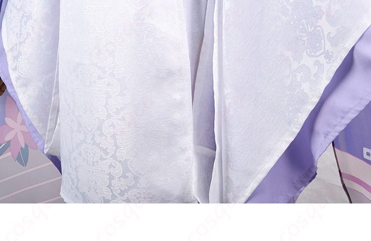 衣裾と襟の装飾詳細 - 原神スカラマシュコスプレ衣装、精緻なディテール