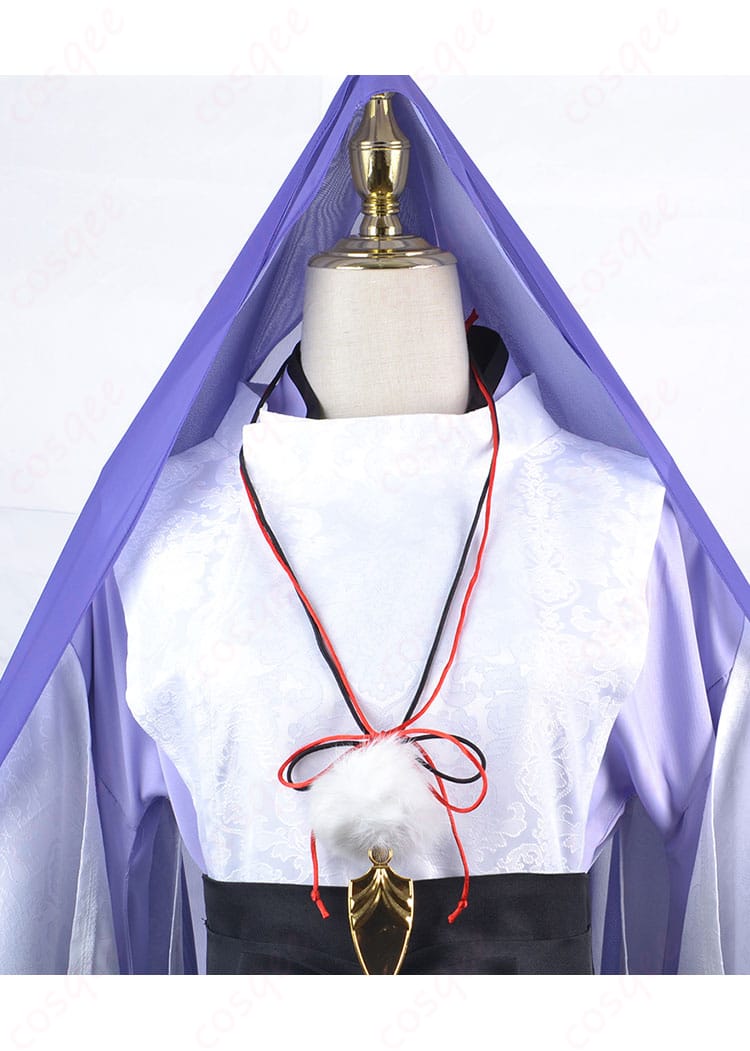 上衣の装飾詳細 - 原神スカラマシュコスプレ衣装、精緻な刺繍