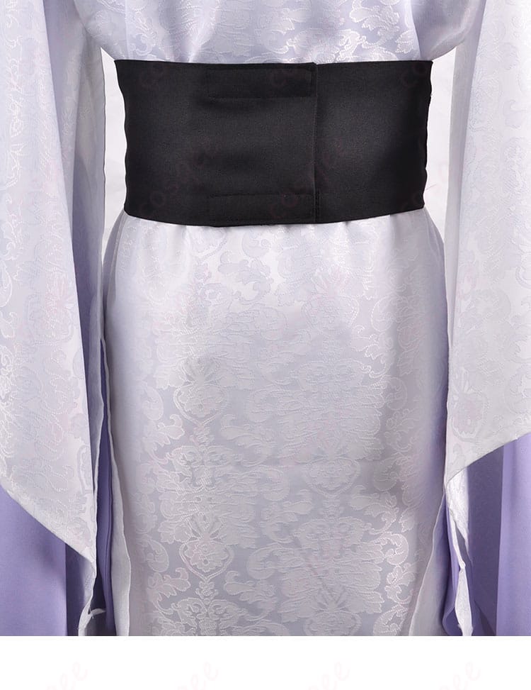 腰部のコルセットベルト装飾詳細 - 原神スカラマシュ衣装、細部まで再現