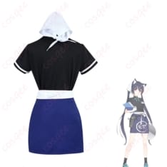 ブルーアーカイブ 黒見セリカの柴関ラーメン制服で等身大の可愛さを楽しめるコスプレ衣装 - 2枚目の画像（サムネイル）