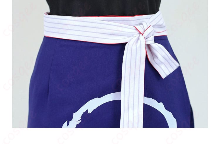 黒見セリカ衣装の腰部の系繩装飾。細かいデザインが見事に表現されています。