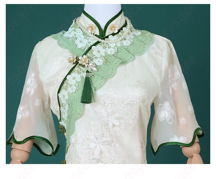 旗袍上衣装飾の詳細 庭師(エマ・ウッズ) コスプレ衣装