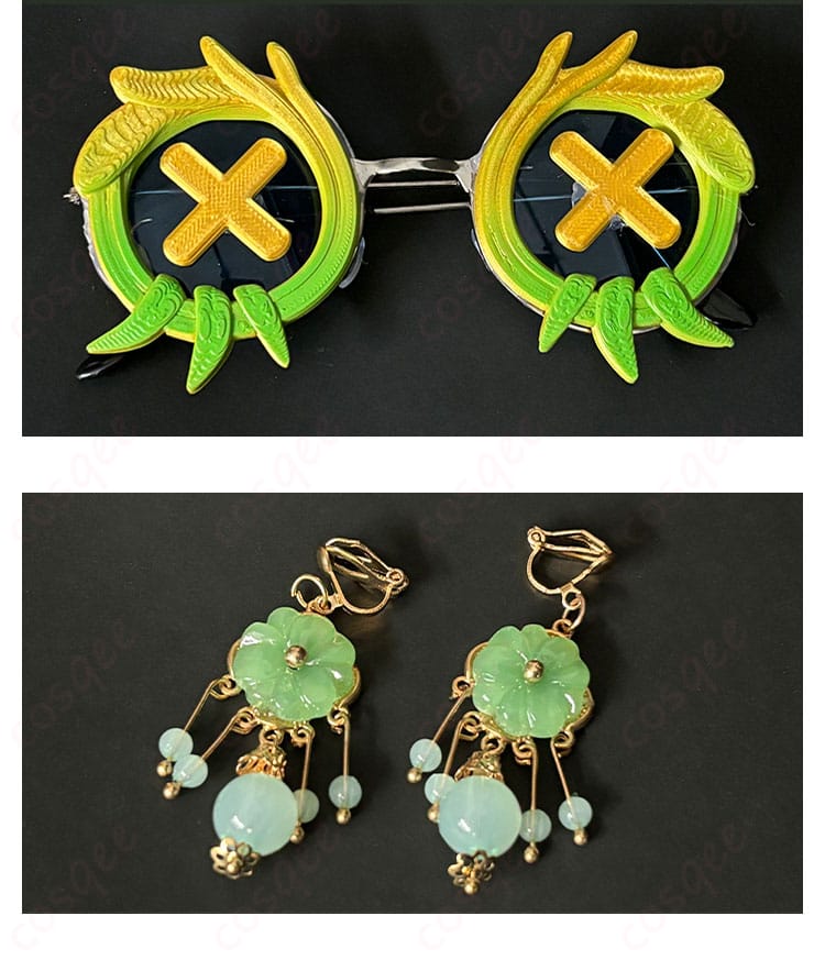 眼鏡、耳飾りの詳細 庭師(エマ・ウッズ) コスプレ衣装