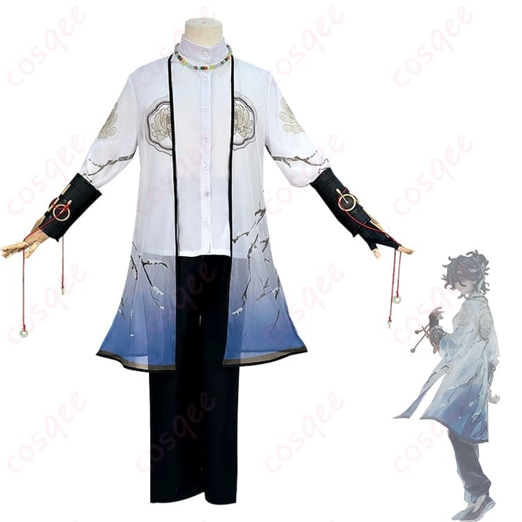 第五人格 患者エミール 西湖コラボ衣装で知的シックに決めるコスプレ一式 - 1枚目の画像