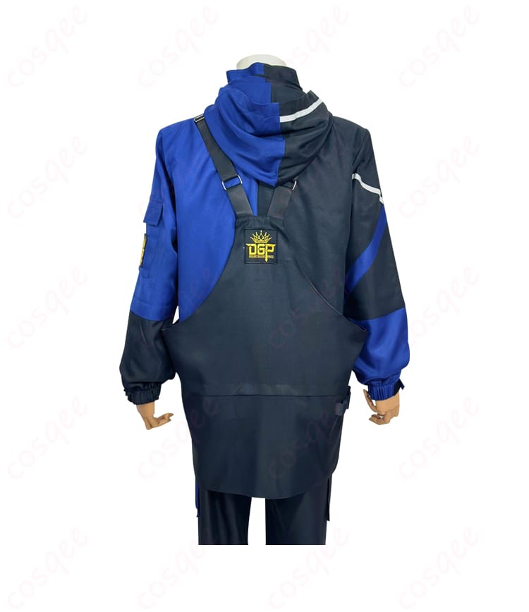 仮面ライダーギーツ 浮世英寿 コスプレ衣装の背面画像。背中部分のデザインが特徴的。