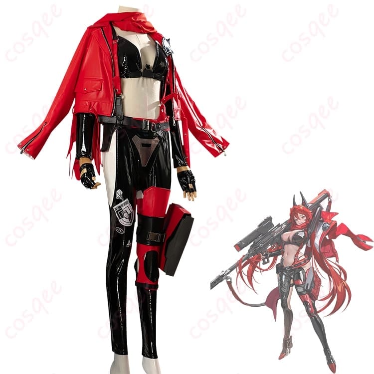 勝利の女神NIKKE レッドフード衣装 赤黒が映えるスタイルで撮影もイベントも主役級 - 2枚目の画像