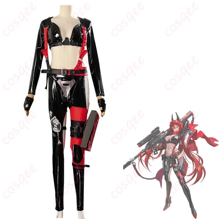 勝利の女神NIKKE レッドフード衣装 赤黒が映えるスタイルで撮影もイベントも主役級 - 4枚目の画像