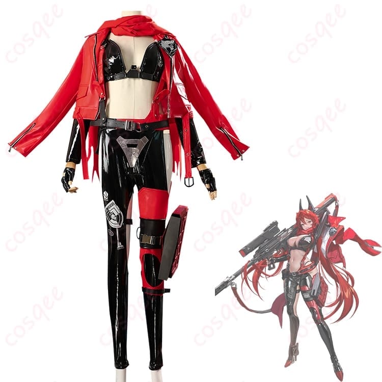 勝利の女神NIKKE レッドフード衣装 赤黒が映えるスタイルで撮影もイベントも主役級 - 1枚目の画像