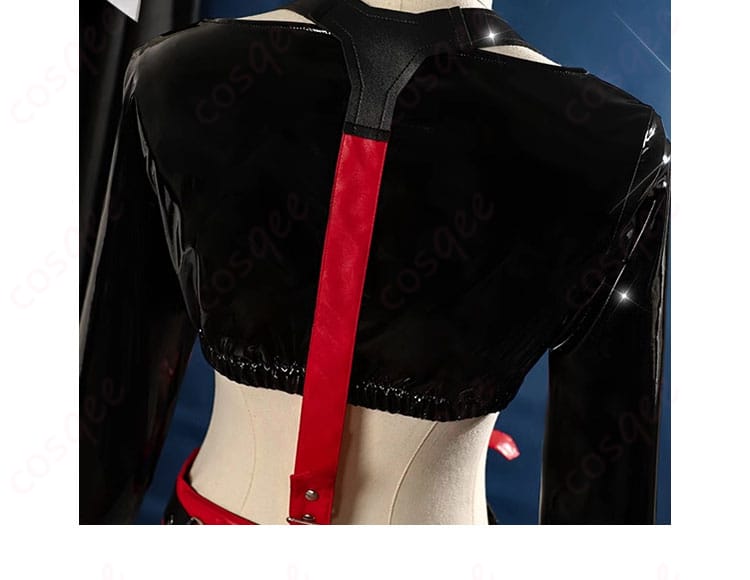 レッドフード コスプレ衣装 内搭背面のディテール 背面のデザインも精緻に仕上げられています。