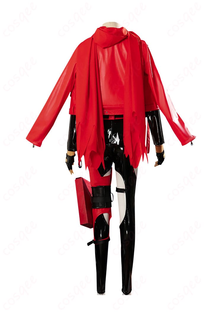 レッドフード コスプレ衣装 背面の画像 しっかりとした作りで、バックスタイルも忠実に再現。