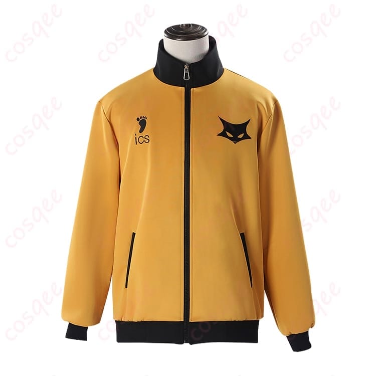 ハイキュー!! 日向翔陽 黒狼隊ユニフォーム風コスプレ 衣装一式で動きやすく写真も決まる - 1枚目の画像