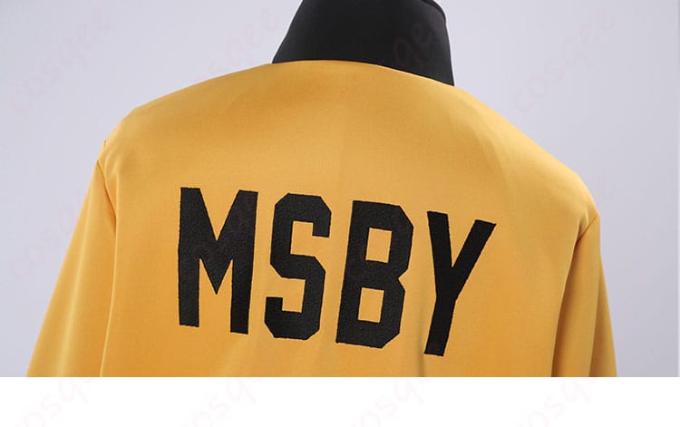 ハイキュー!! 日向翔陽 黒狼隊 コスプレ衣装 背面装飾詳細