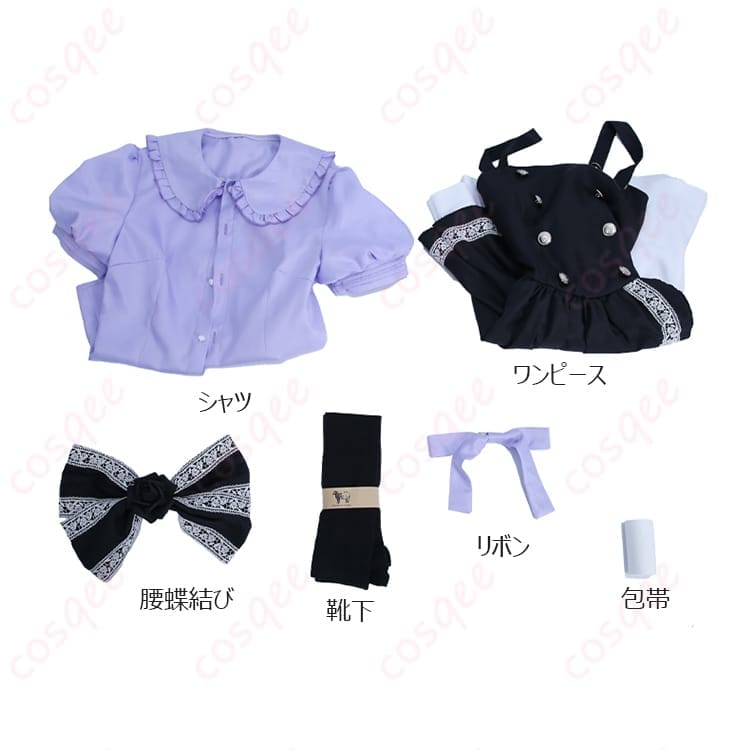 中二病でも恋がしたい 小鳥遊六花 コスプレ衣装 ゴシックテイストで写真映えばっちり - 5枚目の画像