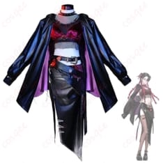 無期迷途 アザミ コスプレ衣装 ダーククールに決まる重ね着コーデで写真映え - 1枚目の画像（サムネイル）