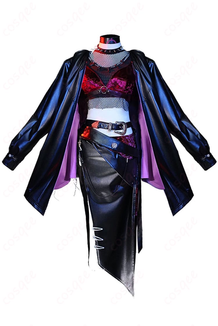 「アザミ コスプレ衣装」の正面写真。無期迷途のキャラクターアザミの特徴的なデザインを忠実に再現。コスプレ衣装としての魅力を堪能できます。