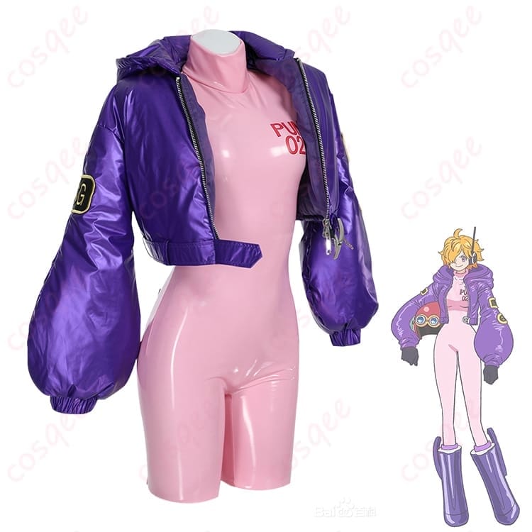 ONE PIECE リリス Punk-02 コスプレ衣装 ダークサイバー感が際立つセットアップ - 2枚目の画像