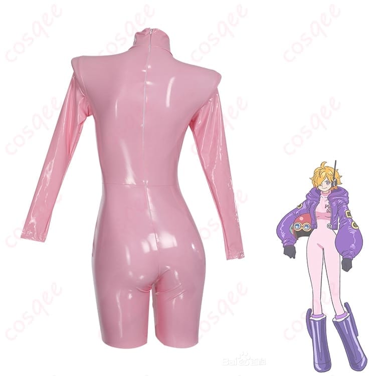 ONE PIECE リリス Punk-02 コスプレ衣装 ダークサイバー感が際立つセットアップ - 5枚目の画像