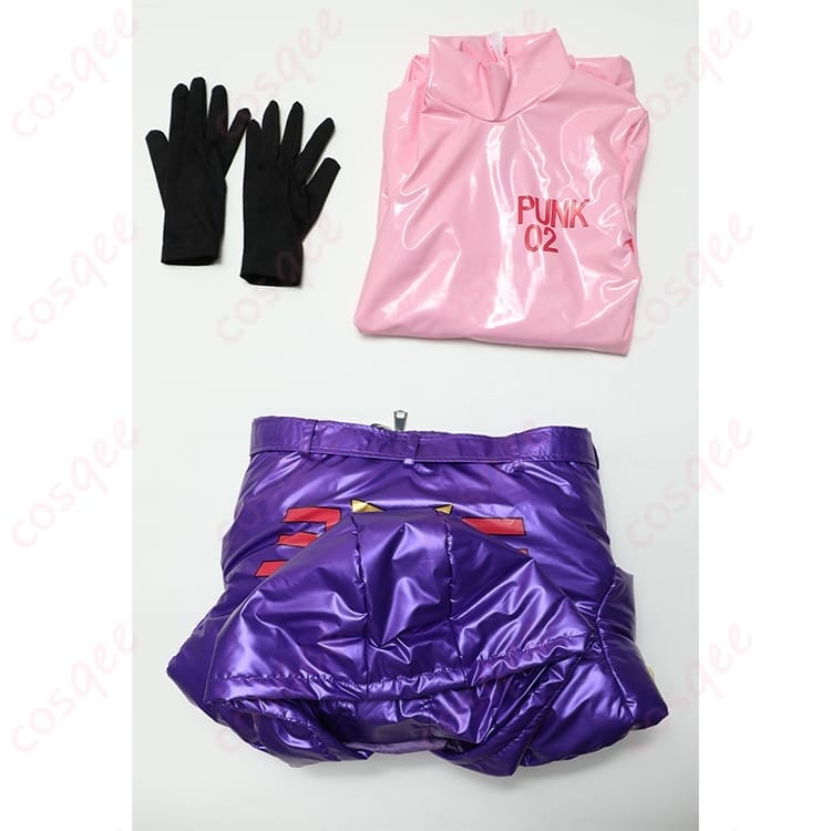 ONE PIECE リリス Punk-02 コスプレ衣装 ダークサイバー感が際立つセットアップ - 6枚目の画像