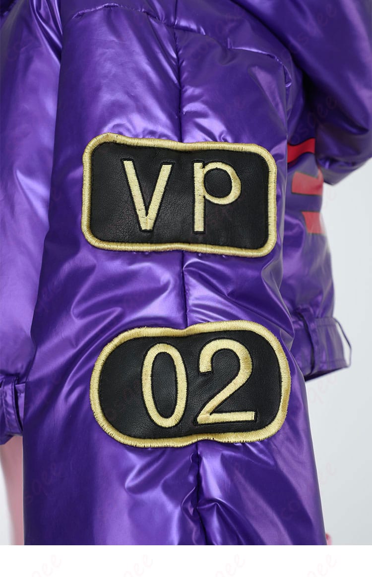 ONE PIECE Punk-02 悪(リリス) コスプレ衣装 外套左袖のデザイン細部