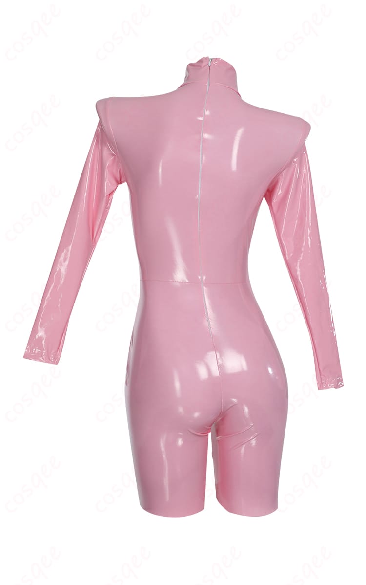 ONE PIECE Punk-02 悪(リリス) コスプレ衣装 内部粉色デザイン 背面細部