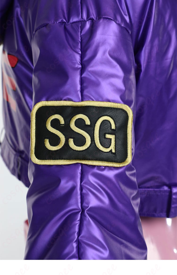 ONE PIECE Punk-02 悪(リリス) コスプレ衣装 外套右袖のデザイン細部