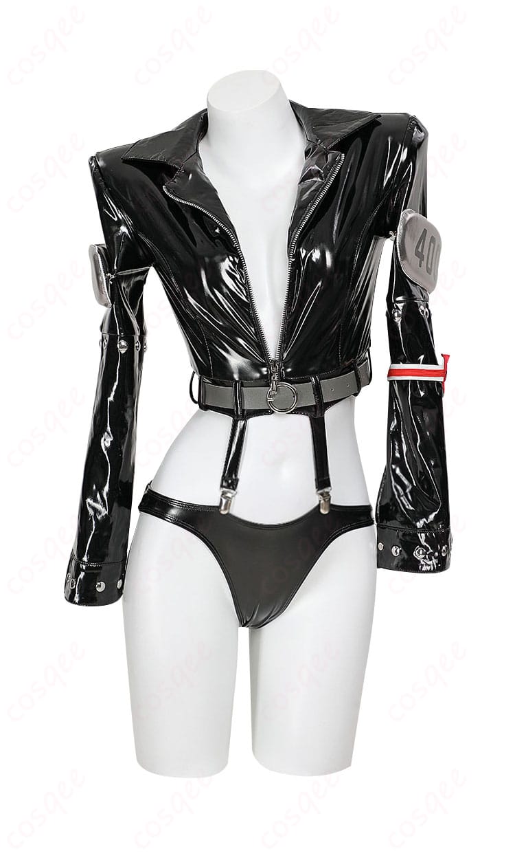 ONE PIECE ニコ・ロビン コスプレ衣装の正面。エッグヘッド編の細かいディテールを忠実に再現。