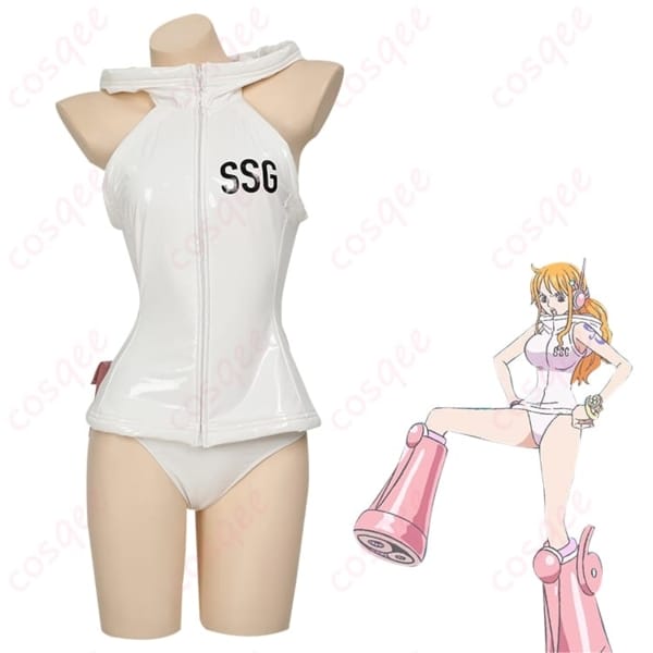 ONE PIECE ナミ エッグヘッド編 コスプレ衣装 近未来ムードで写真映えするセット
