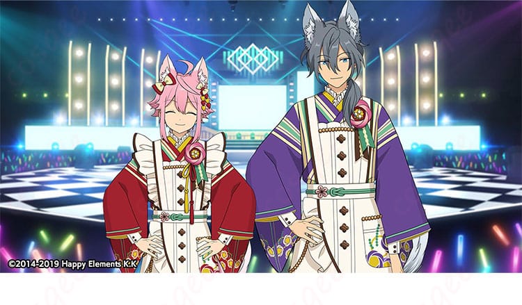 あんさんぶるスターズ!! 姫宮桃李のコスプレ衣装の全身姿。忠実に再現された「スカウト!恋こい喫茶」の衣装。