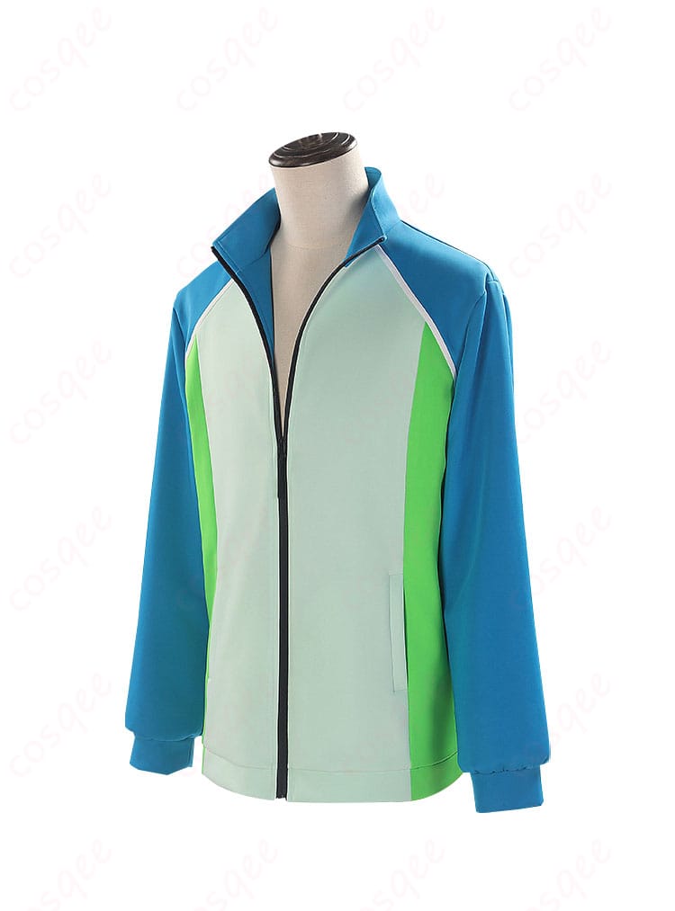 ツルネ -風舞高校弓道部- コスプレ衣装 コートの正面画像。ディテールが忠実に再現されたデザイン。