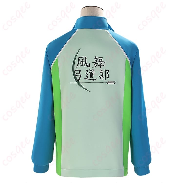 ツルネ 風舞高校の弓道部ジャージ コスプレ衣装｜清潔感と動きやすさで撮影快適 - 2枚目の画像