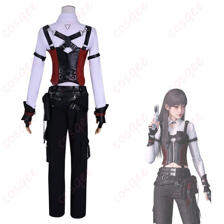 恋と深空 主人公 戦闘服 コスプレ衣装 近未来バトル感を纏える着映え設計 - 2枚目の画像