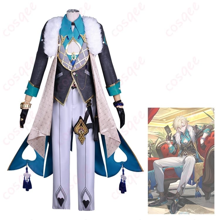 崩壊：スターレイル アベンチュリンの品格を纏うコスプレ衣装｜撮影映えと動きやすさを両立 - 1枚目の画像