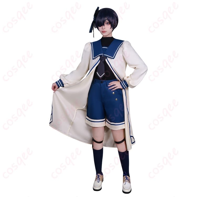 黒執事のシエル伯爵スタイルを上品に再現するクラシカルなコスプレ衣装 - 1枚目の画像