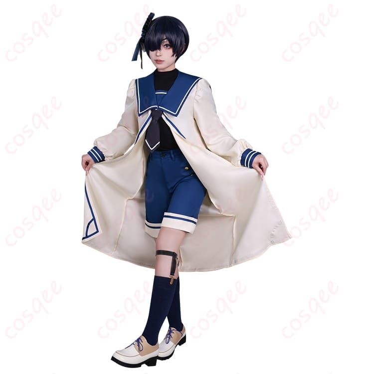 黒執事のシエル伯爵スタイルを上品に再現するクラシカルなコスプレ衣装 - 3枚目の画像