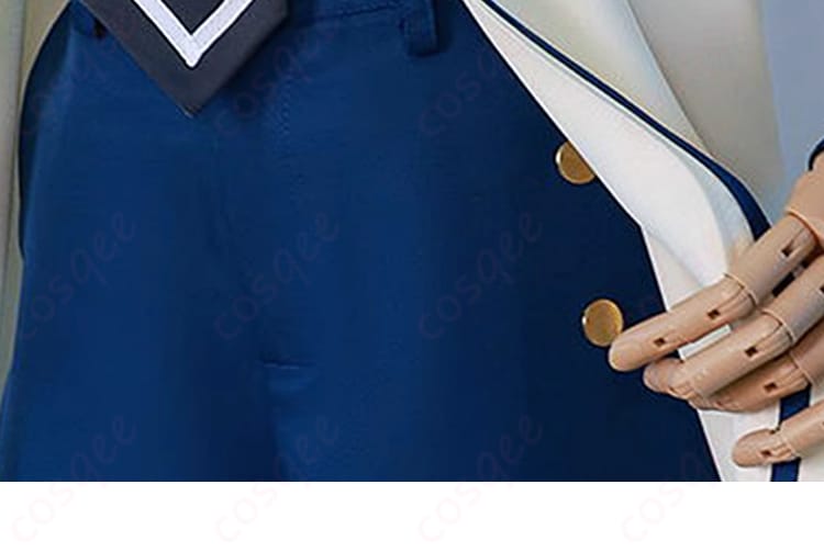 黒執事 シエル・ファントムハイヴ 伯爵 コスプレ衣装 腰部の装飾細部。優雅なデザインがシエルのキャラクターにぴったり。