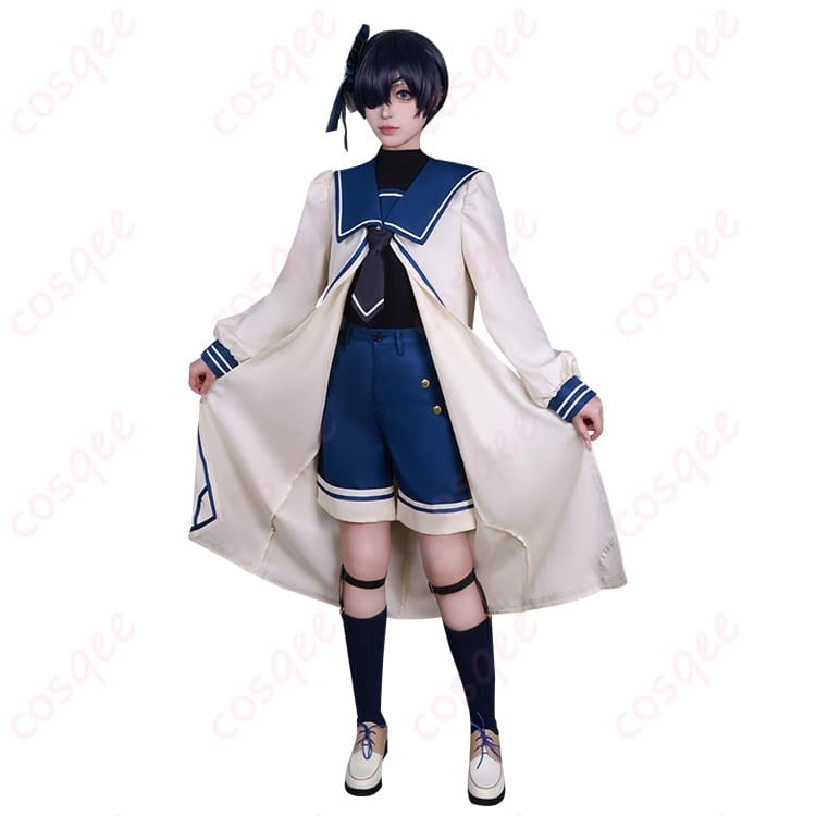 黒執事のシエル伯爵スタイルを上品に再現するクラシカルなコスプレ衣装 - 2枚目の画像