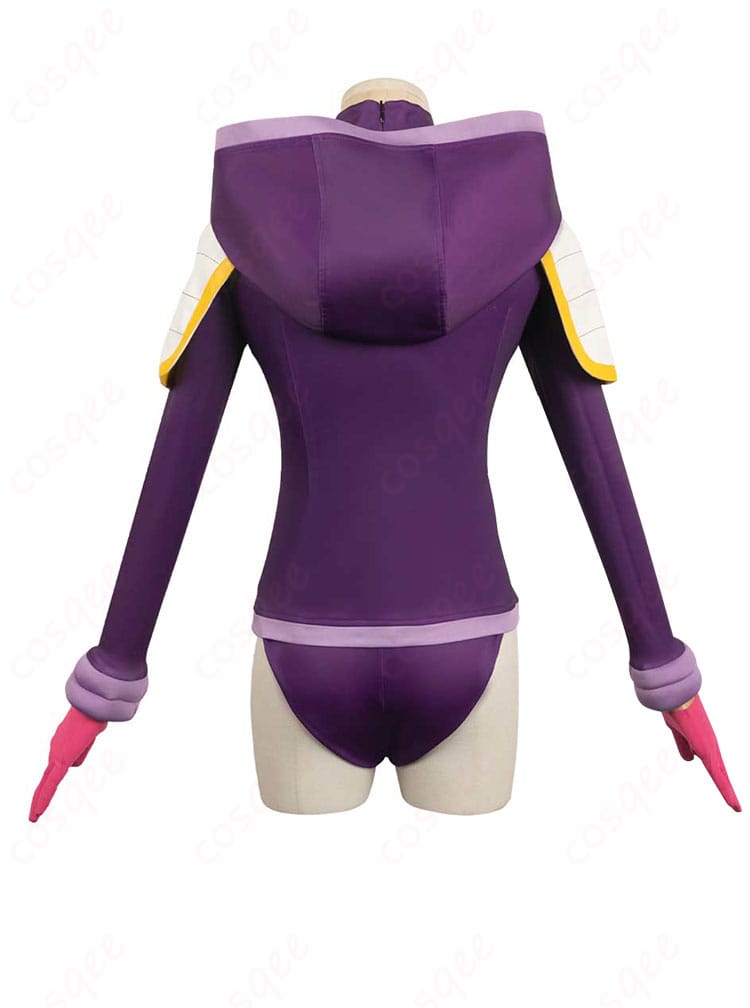 ONE PIECE ジュエリー・ボニー コスプレ衣装 エッグヘッド編の背面画像。背中部分のデザインをチェック。