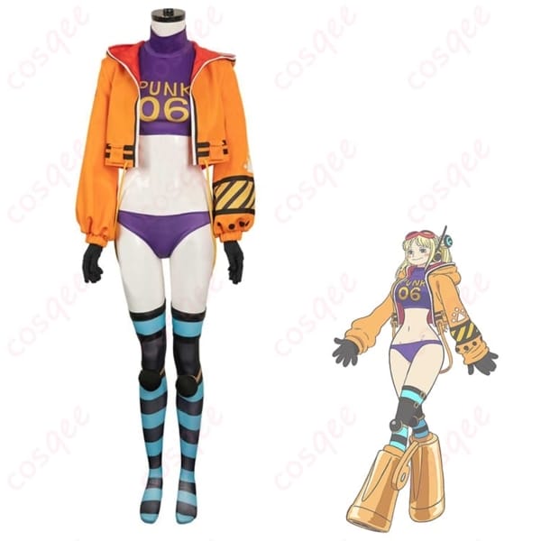 ONE PIECE エッグヘッド編 PUNK-06 欲 コスプレ衣装 近未来SFの映えるセット