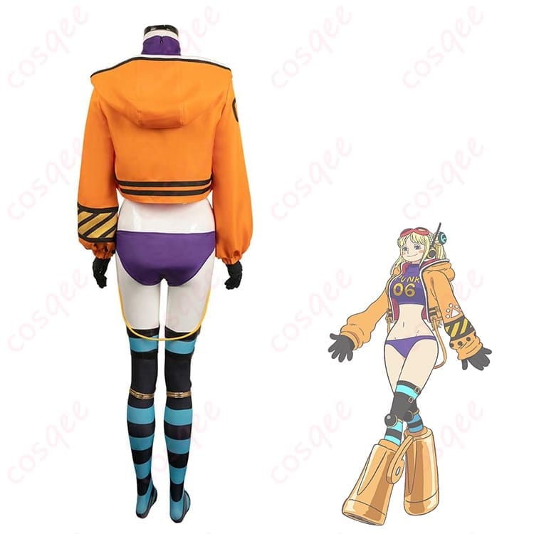 ONE PIECE エッグヘッド編 PUNK-06 欲 コスプレ衣装 近未来SFの映えるセット - 3枚目の画像