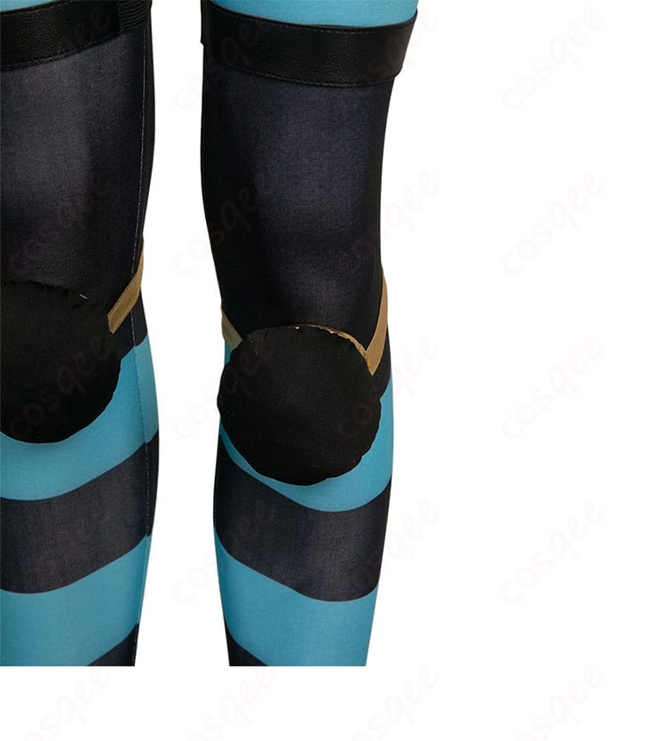 ONE PIECE PUNK-06 欲 コスプレ衣装 パンツの装飾ディテール。リアルなディテールでキャラクターの特徴を表現しています。