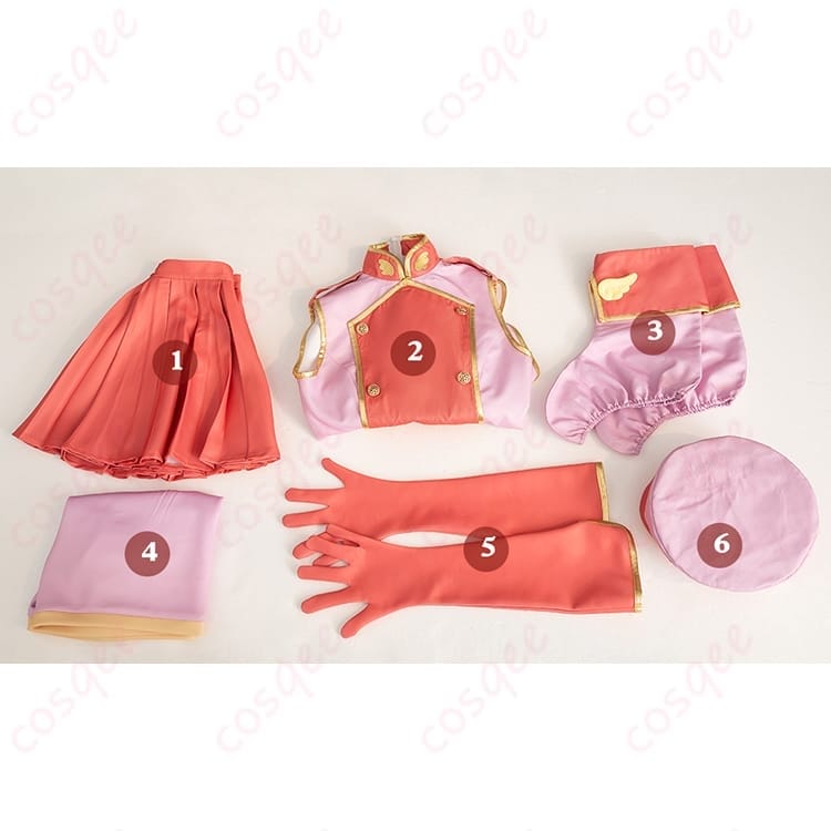 カードキャプターさくら 木之本桜 劇場版コスプレ衣装 可憐で華やかに決まる写真映えセット - 4枚目の画像