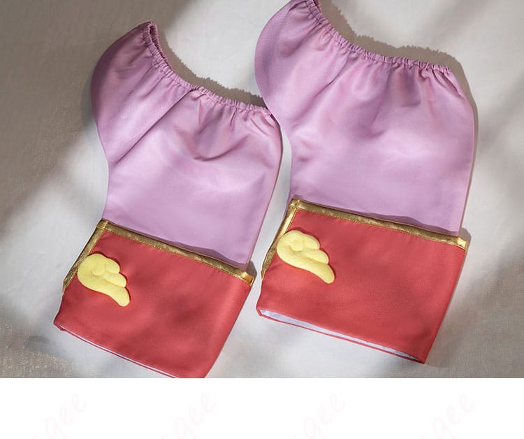 木之本桜 コスプレ衣装の靴カバーの装飾ディテール。コスプレに欠かせない足元の美しさ。