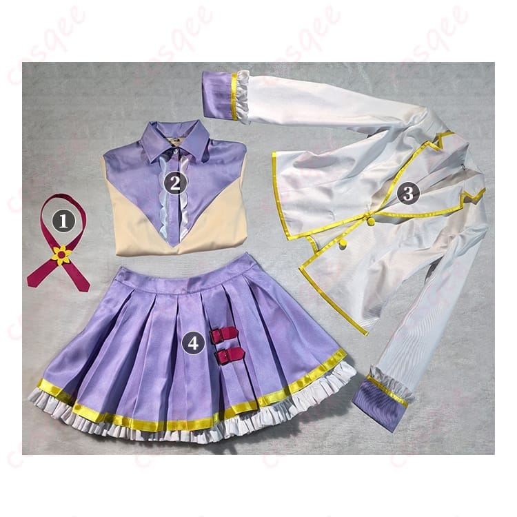 アイカツスターズ！のエルザ フォルテ制服を華麗に再現したコスプレ衣装 - 4枚目の画像